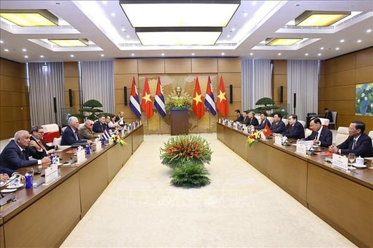 Chủ tịch Quốc hội Trần Thanh Mẫn hội kiến Bí thư thứ nhất, Chủ tịch nước Cộng hòa Cuba