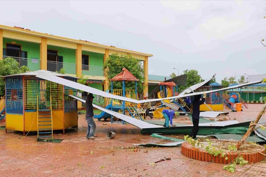 Nhiều địa phương chưa hoàn thành khắc phục cơ sở giáo dục bị thiệt hại do bão, Thủ tướng chỉ đạo khẩn