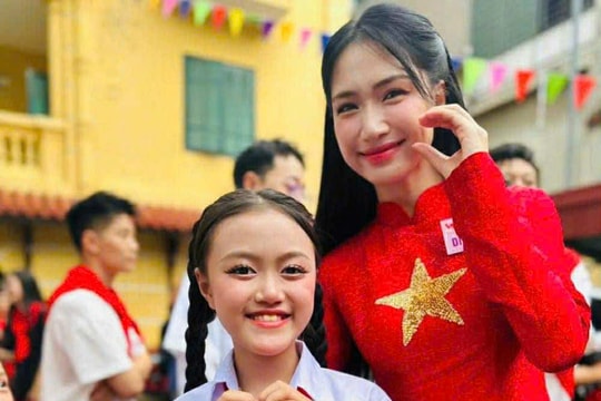 Phan Thị Minh Châu - Hoa hậu nhí với nhiều hoạt động nổi bật dịp Quốc khánh