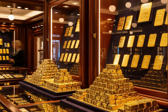 Giá vàng chiều nay 4/9/2025: Giá vàng trong nước sắp chạm 134 triệu đồng, vàng thế giới giảm sâu