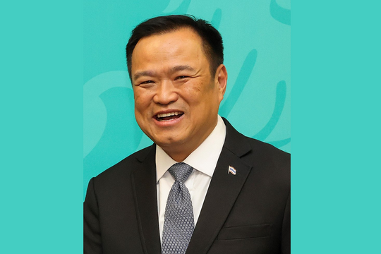 Ông Anutin Charnvirakul trở thành tân Thủ tướng Thái Lan