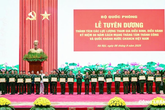 Bộ Quốc phòng tuyên dương các lực lượng tham gia nhiệm vụ A80
