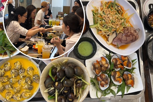 Tụ điểm 'hẹn hò' hải sản hot hit ở Hà Nội