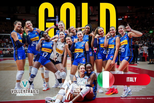 Đánh bại Thổ Nhĩ Kỳ, Italia vô địch giải bóng chuyền thế giới 2025