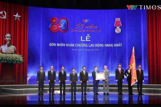 Đài Truyền hình Việt Nam kỷ niệm 55 năm phát sóng và đón nhận Huân chương Lao động hạng Nhất