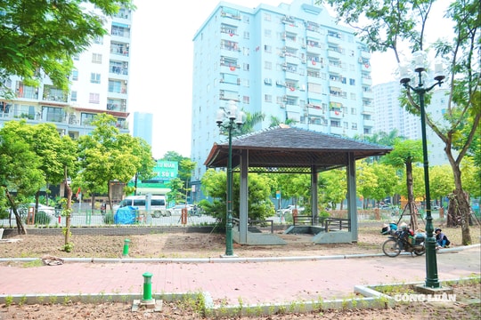 Diện mạo mới của Công viên Cầu Giấy sau nửa năm cải tạo, nâng cấp