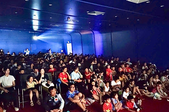 Chùm phim hoạt hình cách mạng thu hút khán giả tại Triển lãm thành tựu Đất nước