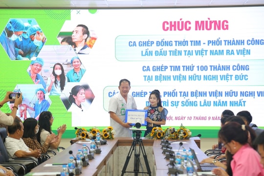 Bệnh nhân ghép đồng thời tim – phổi đầu tiên tại Việt Nam ra viện