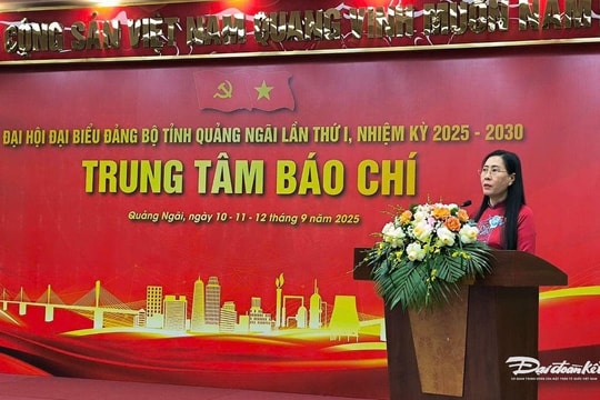 Quảng Ngãi: Khai trương Trung tâm Báo chí hiện đại phục vụ Đại hội Đảng bộ tỉnh