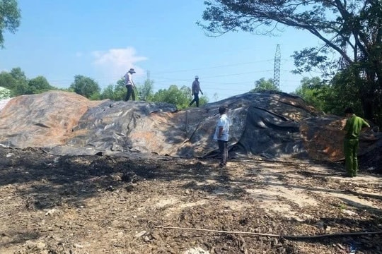 An Giang: Hơn 270 tấn rác thải đổ tràn ra môi trường, giám đốc công ty bị khởi tố