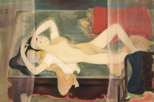 3 tác phẩm hội họa Việt vượt mốc triệu euro trong phiên đấu giá quốc tế