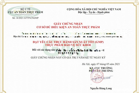 Bộ Y tế đề xuất phân cấp 4 thủ tục hành chính về an toàn thực phẩm