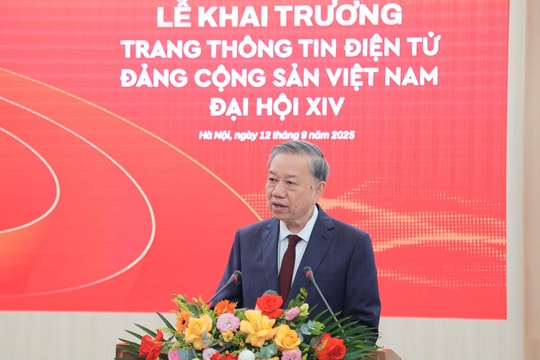 Tổng Bí thư Tô Lâm dự Lễ khai trương Trang tin điện tử 'Đảng Cộng sản Việt Nam – Đại hội XIV'