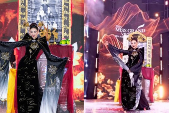 Ban tổ chức Miss Grand Vietnam lên tiếng về tranh cãi đưa bàn thờ gia tiên lên sân khấu