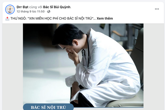 Bác sĩ nội trú cống hiến không ngơi nghỉ, chật vật vì học phí