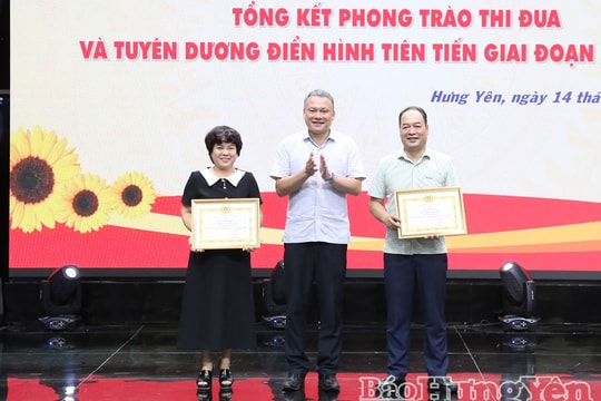 Báo và Phát thanh, Truyền hình Hưng Yên biểu dương 30 tập thể, cá nhân điển hình tiên tiến giai đoạn 2020 - 2025