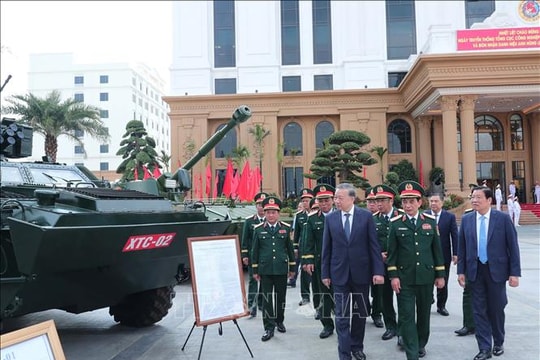 Tổng Bí thư Tô Lâm dự Lễ kỷ niệm 80 năm Ngày truyền thống Tổng cục Công nghiệp Quốc phòng