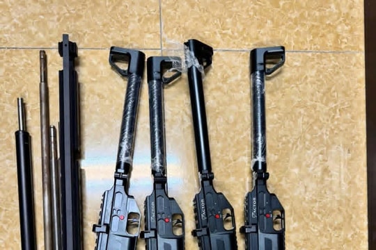 Huy động gần 200 chiến sỹ Công an tham gia triệt xóa đường dây mua bán, chế tạo vũ khí quân dụng