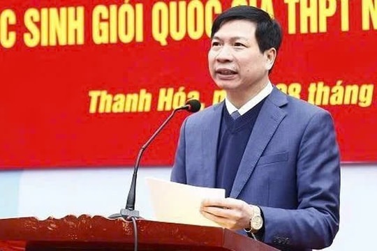 Nguyên Giám đốc Sở Giáo dục và Đào tạo tỉnh Thanh Hoá Trần Văn Thức bị bắt