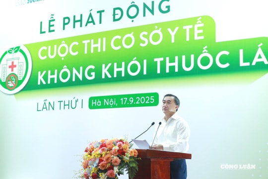 Phát động Cuộc thi “Cơ sở y tế không khói thuốc lá” lần thứ I