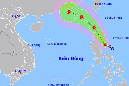 Biển Đông sắp có bão, cảnh báo rủi ro thiên tai cấp 3