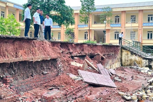 Hà Nội công bố tình huống khẩn cấp về thiên tai tại xã Ba Vì