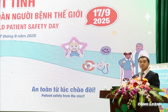 Cứ 6 trẻ nằm viện, 1 trẻ gặp sự cố y khoa