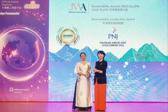 PNJ đạt giải thưởng JWA về phát triển bền vững