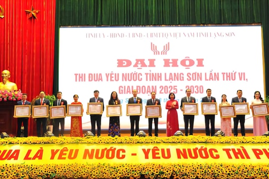 Đại hội Thi đua yêu nước lần thứ VI​: Tạo động lực mới cho sự phát triển của tỉnh Lạng Sơn
