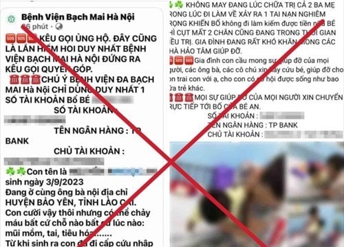 Cảnh báo thủ đoạn mạo danh bệnh viện trên Facebook để kêu gọi quyên góp, lừa đảo người dân ở Hưng Yên