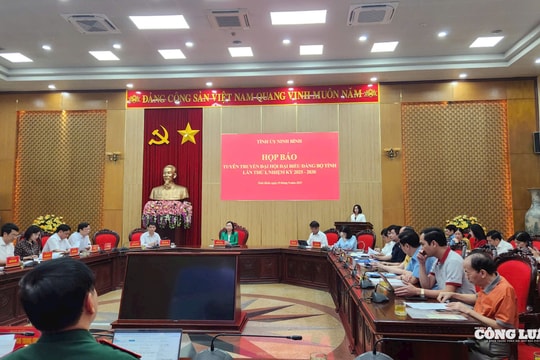 Đại hội đại biểu Đảng bộ tỉnh Ninh Bình lần thứ I, nhiệm kỳ 2025 - 2030 sẽ triệu tập 500 đại biểu chính thức