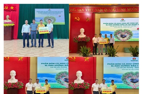 PVCFC đồng hành cùng đồng bào Nghệ An sau thiên tai