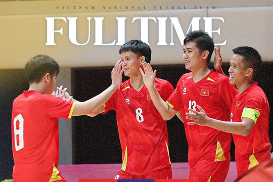 Đội tuyển futsal Việt Nam giành chiến thắng đậm trận mở màn vòng loại châu Á