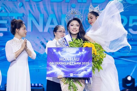 Nguyễn Thanh Thảo đăng quang Hoa hậu Đại dương Việt Nam 2025