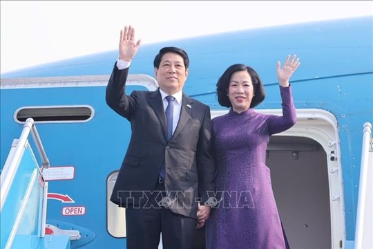 Chủ tịch nước Lương Cường lên đường dự Khóa họp 80 Đại hội đồng Liên hợp quốc