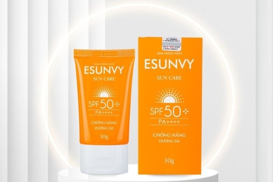 Tạm ngừng lưu hành kem chống nắng Esunvy Sun Care SPF 50+ trên toàn quốc