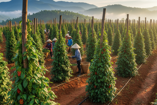 Dự báo giá tiêu ngày mai 23/9: Đầu sóng ngọn gió hay bến bờ bình yên?