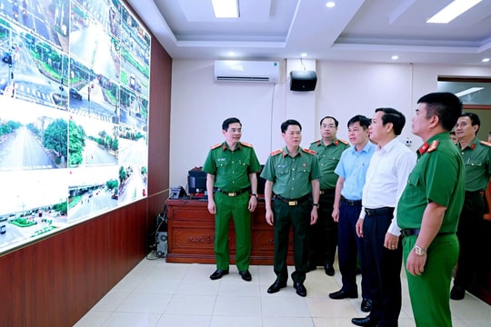 Công an Ninh Bình lắp đặt 141 camera để giám sát an ninh, xử phạt lái xe vi phạm