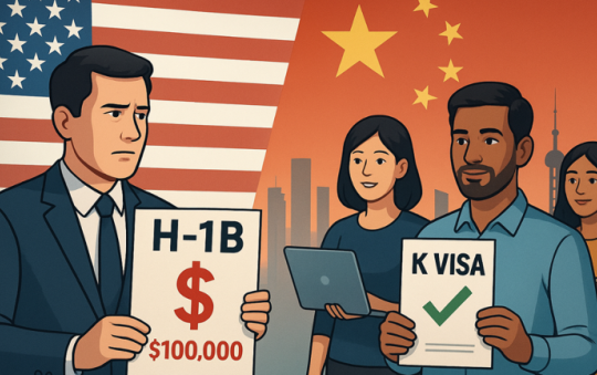 Trung Quốc tung visa K để hút nhân tài Ấn Độ giữa lúc Mỹ siết H-1B