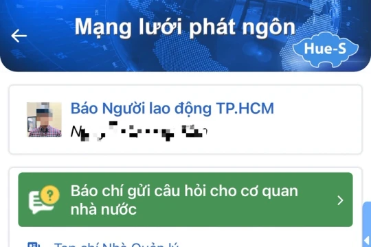 TP Huế số hóa hoạt động phát ngôn báo chí: Phóng viên được chấm điểm chất lượng phản hồi