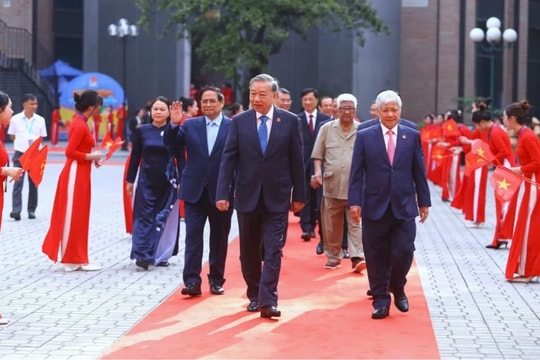 Tổng Bí thư Tô Lâm dự Đại hội Đảng bộ Mặt trận Tổ quốc, các đoàn thể Trung ương lần thứ I, nhiệm kỳ 2025-2030