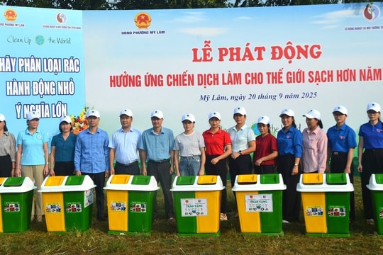 Tuyên Quang phát động Chiến dịch “Làm cho thế giới sạch hơn” năm 2025