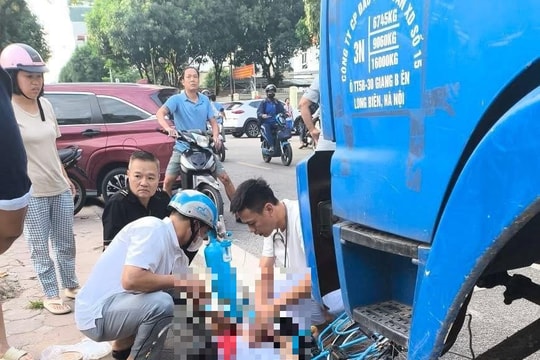 Nam sinh lớp 6 tử vong thương tâm khi va chạm xe tải trước cổng trường