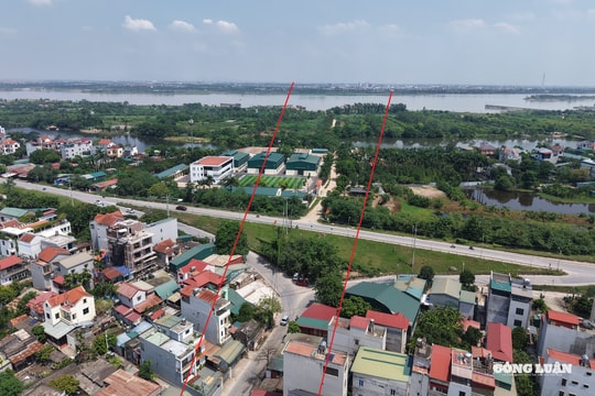 Hình ảnh vị trí sẽ khởi công xây dựng cầu Thượng Cát