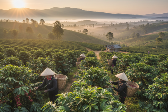 Giá nông sản hôm nay 29/10/2025: Giá cà phê lao dốc, hồ tiêu neo ở mức cao