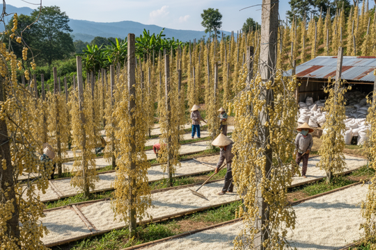 Dự báo giá tiêu ngày mai 25/9: "Vua" nông sản có tiếp tục lội ngược dòng giảm giá?