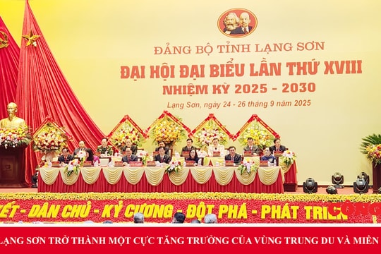 Xây dựng Lạng Sơn trở thành một cực tăng trưởng của vùng Trung du và miền núi Bắc Bộ