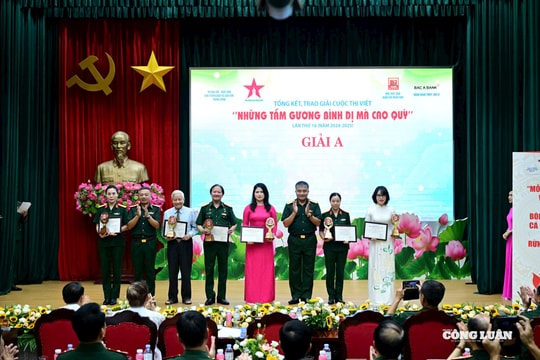 Lễ tổng kết, trao giải Cuộc thi viết “Những tấm gương bình dị mà cao quý” lần thứ 16, phát động Cuộc thi viết lần thứ 17