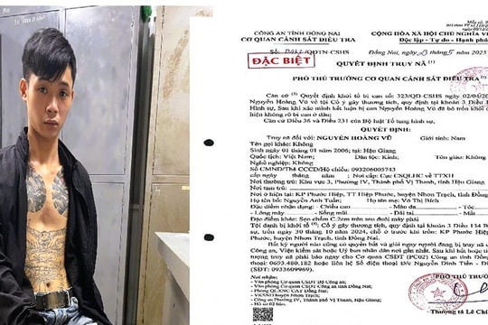 Đối tượng truy nã tội cố ý gây thương tích bị bắt sau gần 1 năm lẩn trốn