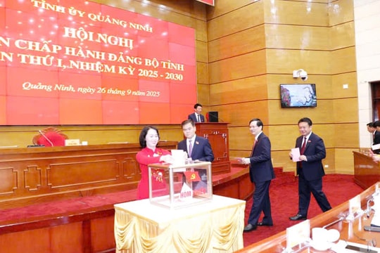 Đồng chí Vũ Đại Thắng tái đắc cử Bí thư Tỉnh ủy Quảng Ninh